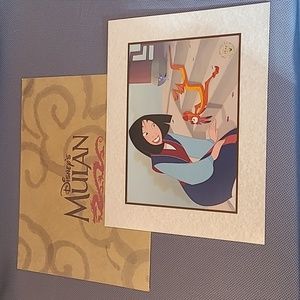The Disney Store 1999 Disney Lithograph Collection Mulan